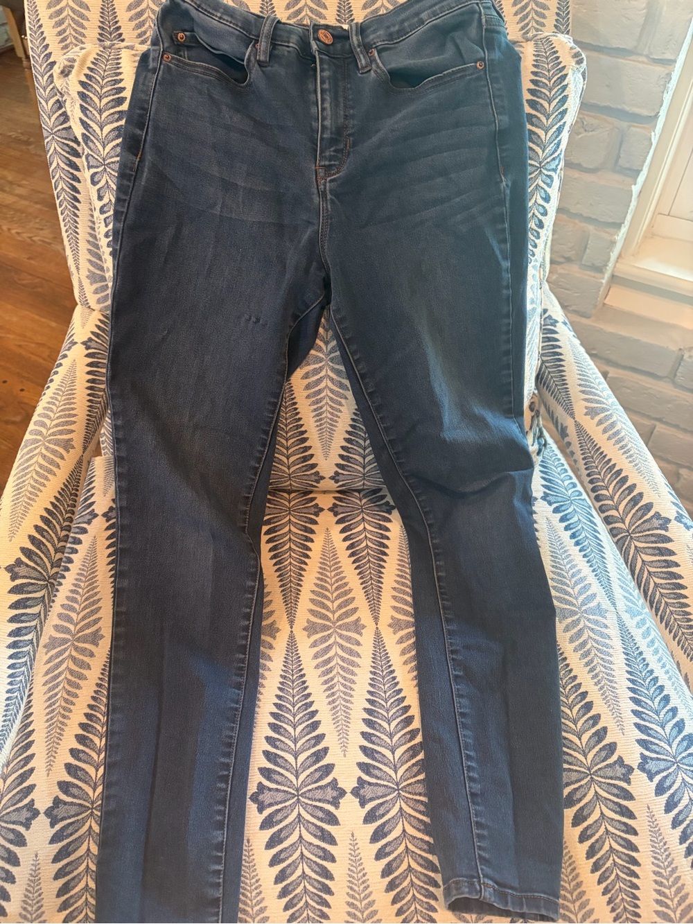 Nicole Miller Soho Women's Dark Indigo Skinny Jeans sz 6